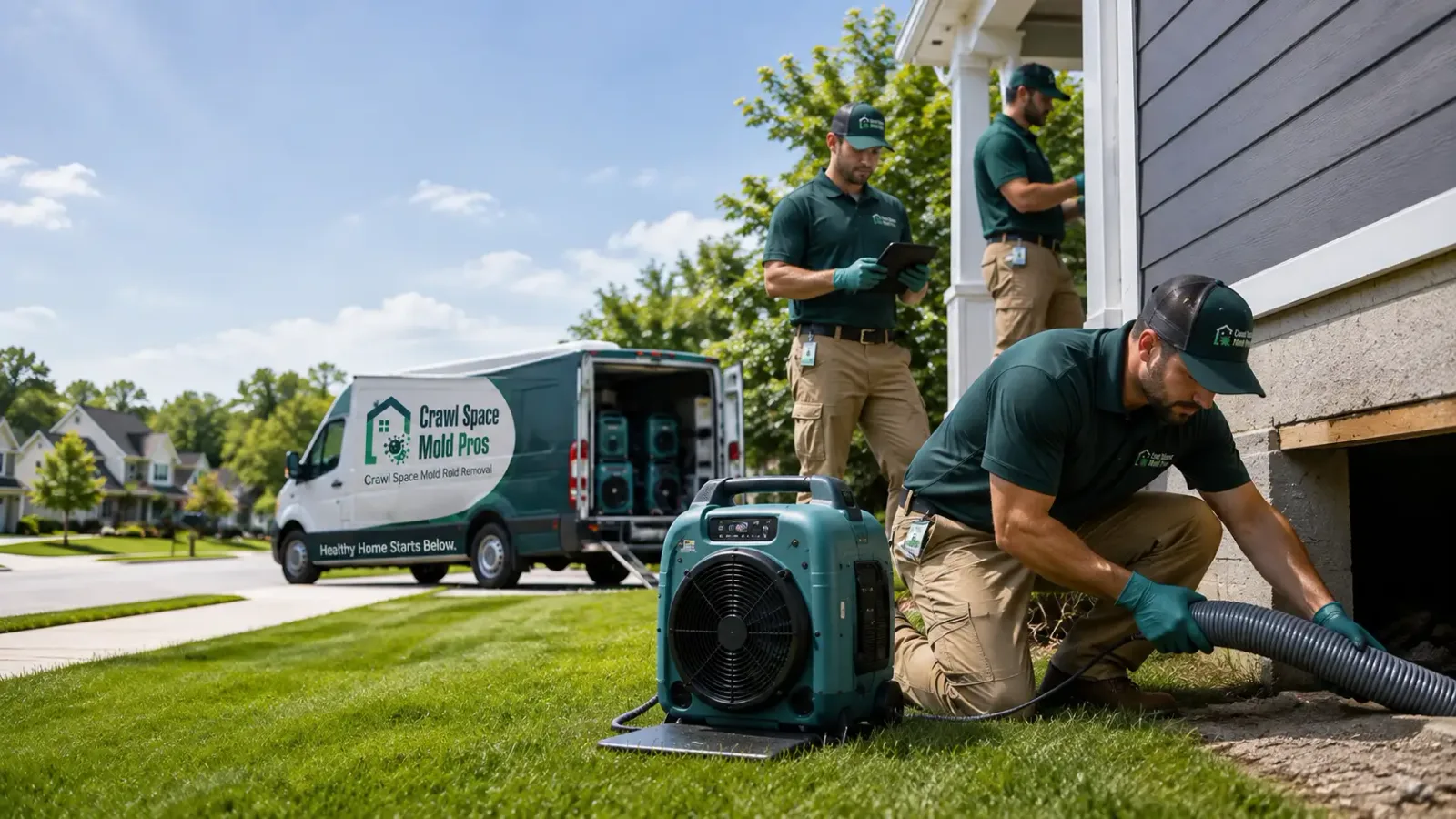Crawl Space Mold Removal in Cozad, NE